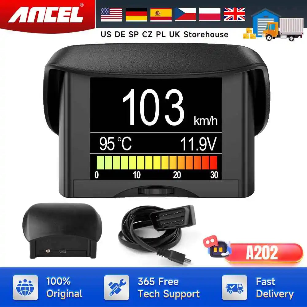 ANCEL A202 OBD2 Automotive Scanner.