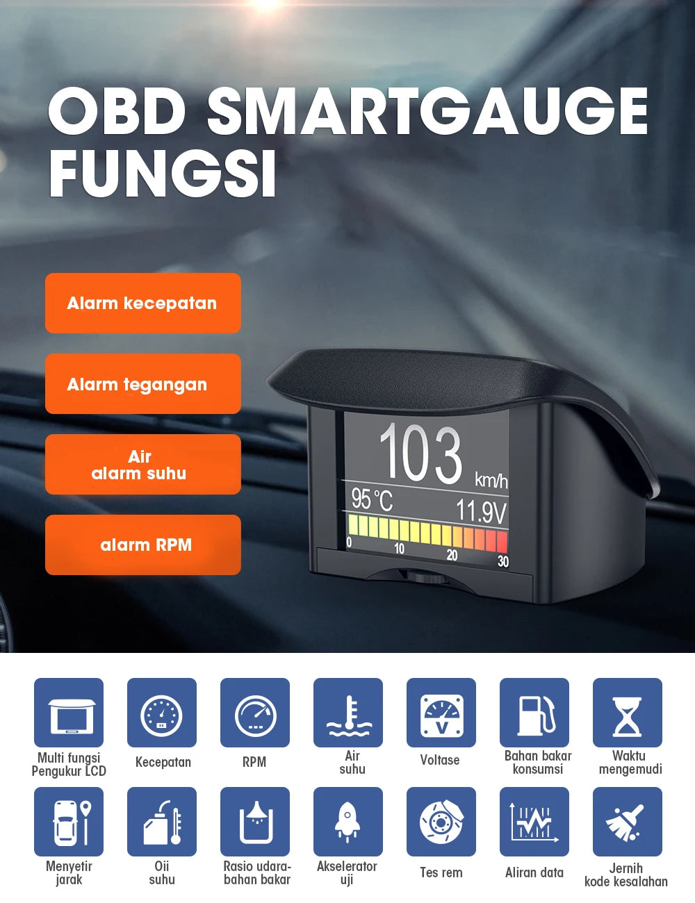 ANCEL A202 OBD2 Automotive Scanner.