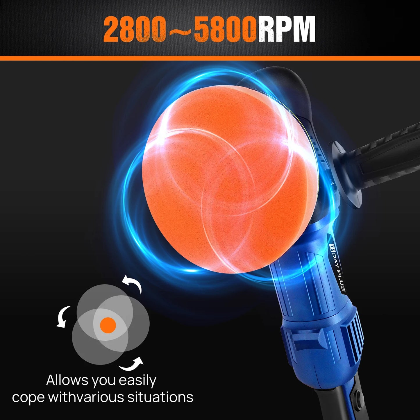 5000W Dual Action Car Polisher