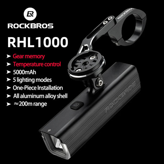 ROCKBROS Bike Front Light IPX6 Rainproof