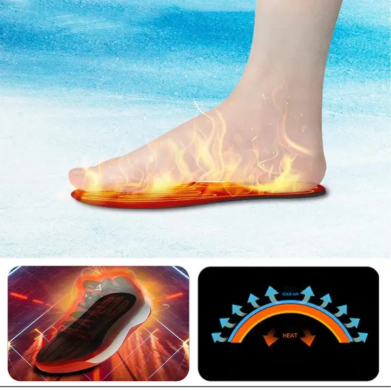 USB Heated Shoe Insole  Foot Heater