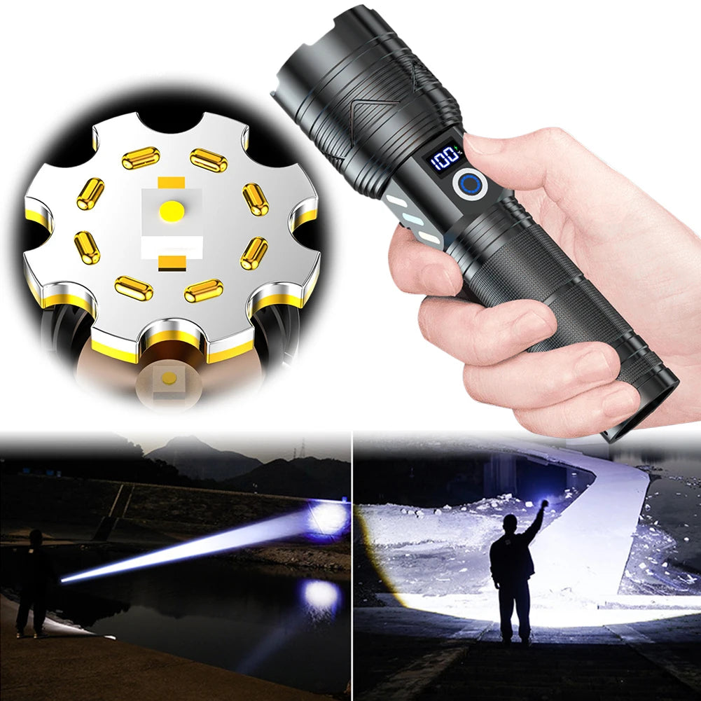 20W LED Strong Light Flashlight