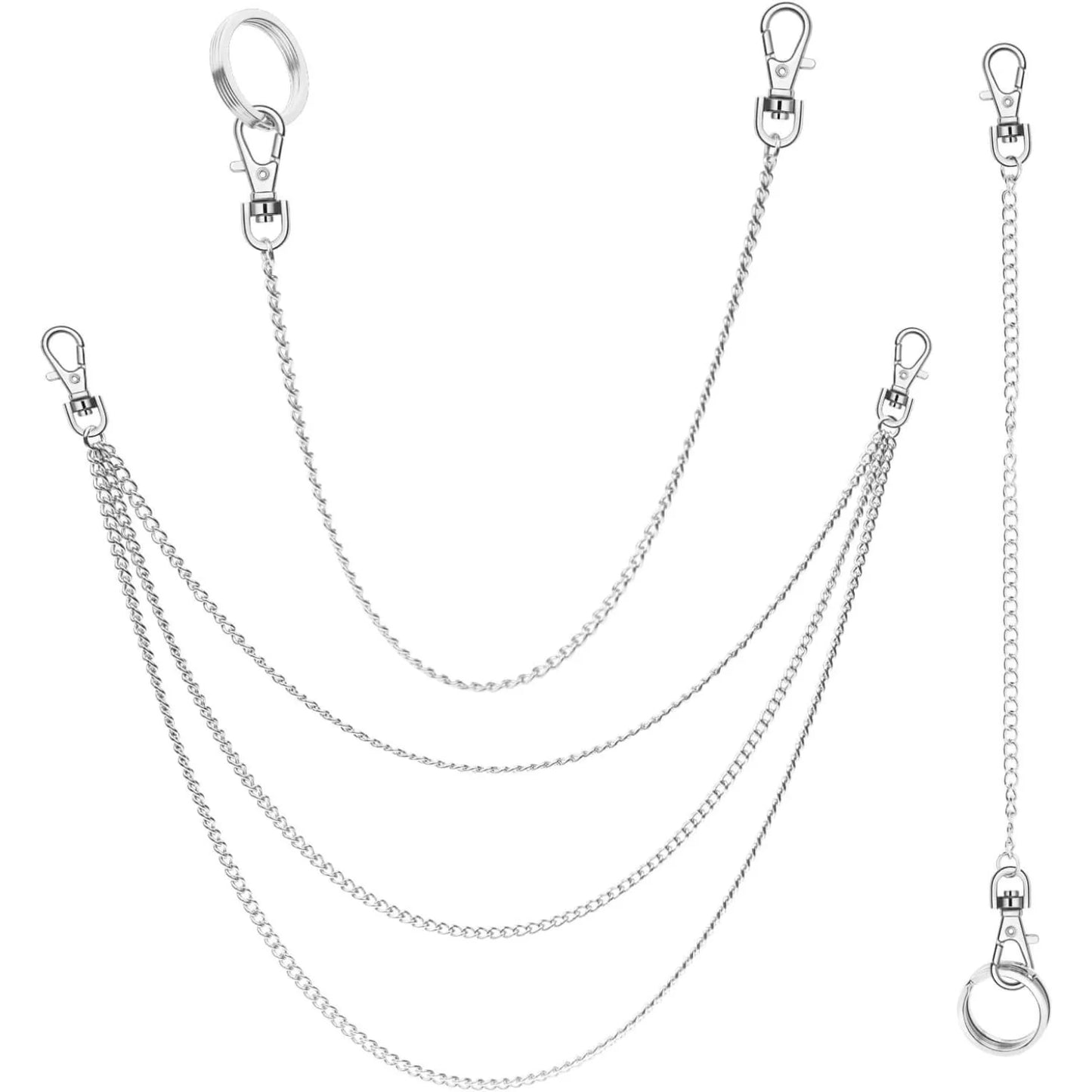 Eboy Egirl 3pcs Belt Chain, Pocket Chain