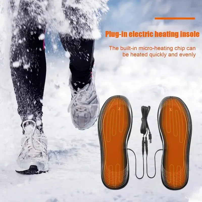 USB Heated Shoe Insole  Foot Heater