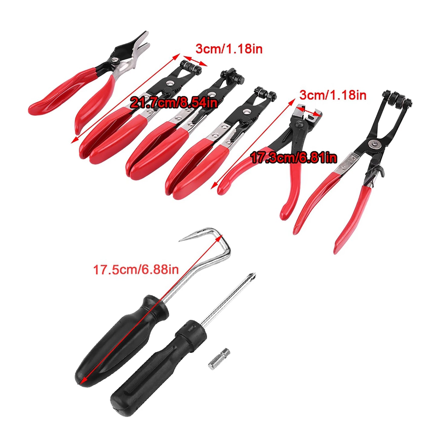 Flexible Hose Clamp Clip Plier Set .