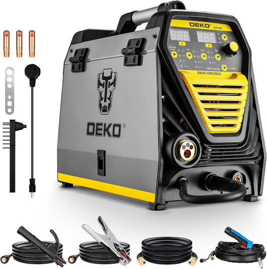 DEKO Digital 200A MIG/MMA110V/220V Welder.