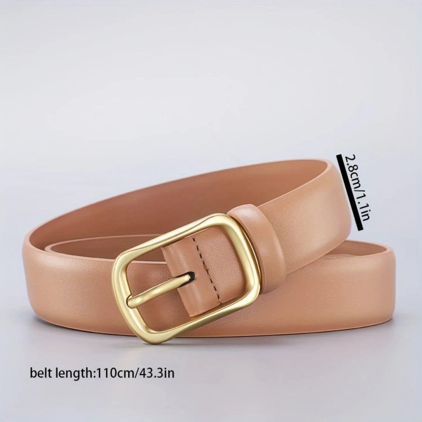 High Quality Ladies Dress Leather Belts