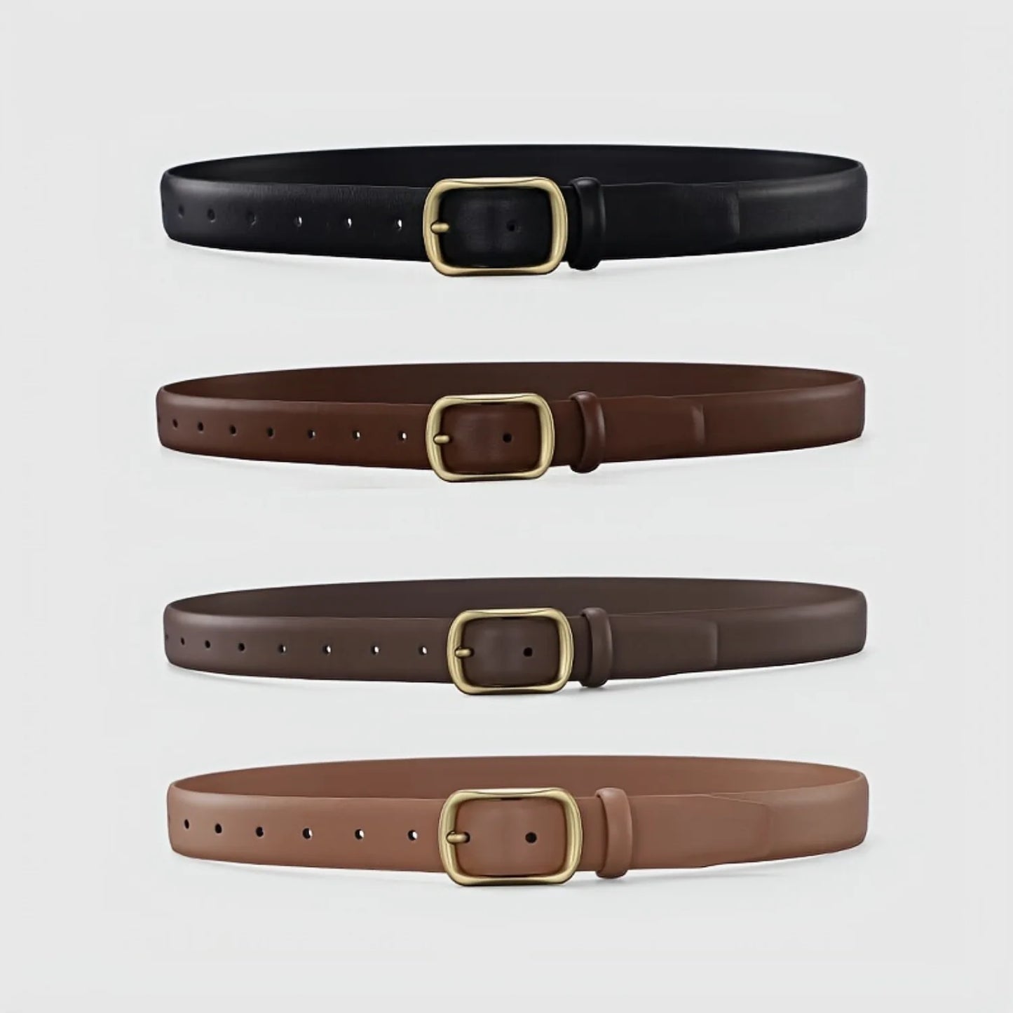 High Quality Ladies Dress Leather Belts