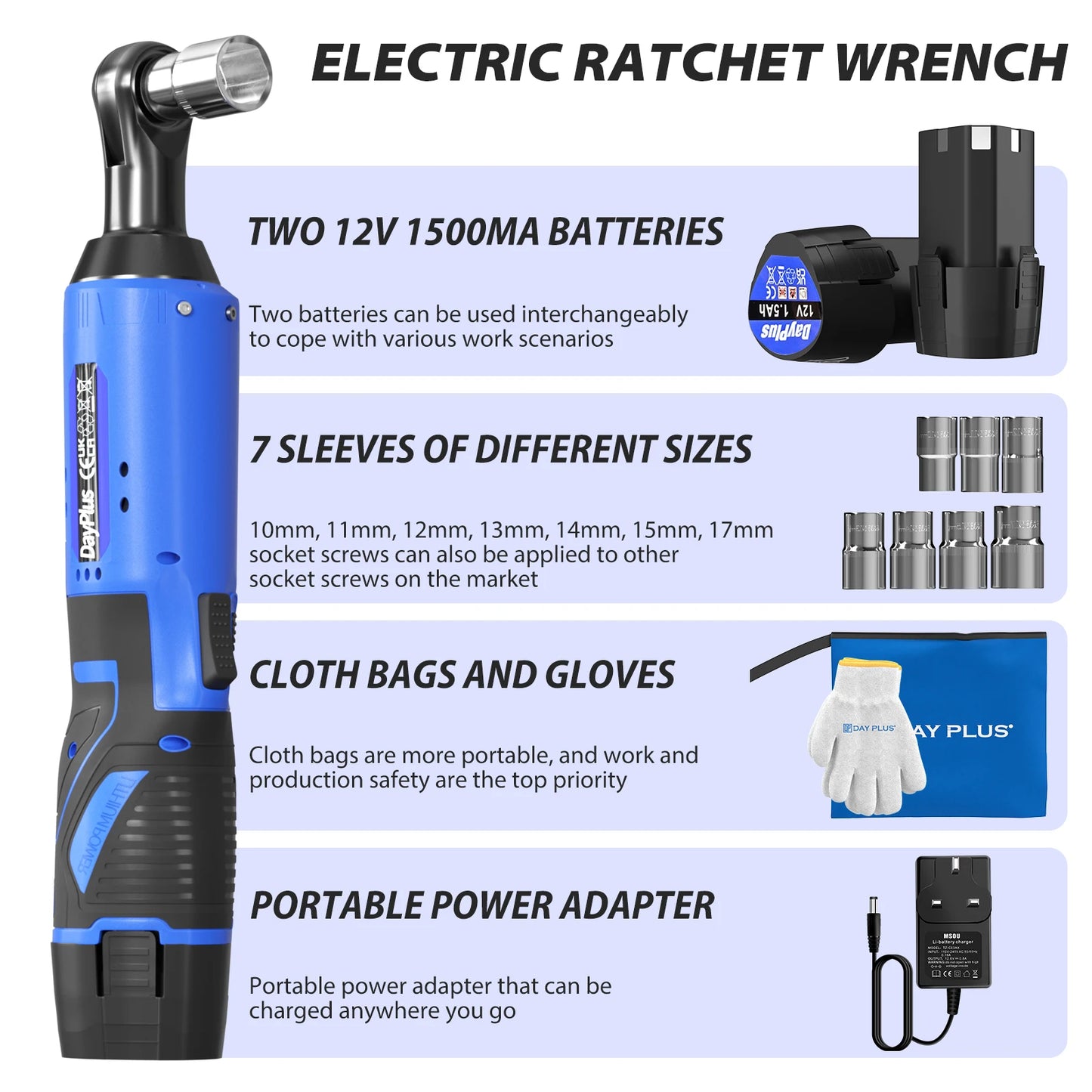 Electric Cordless Right Ratchet