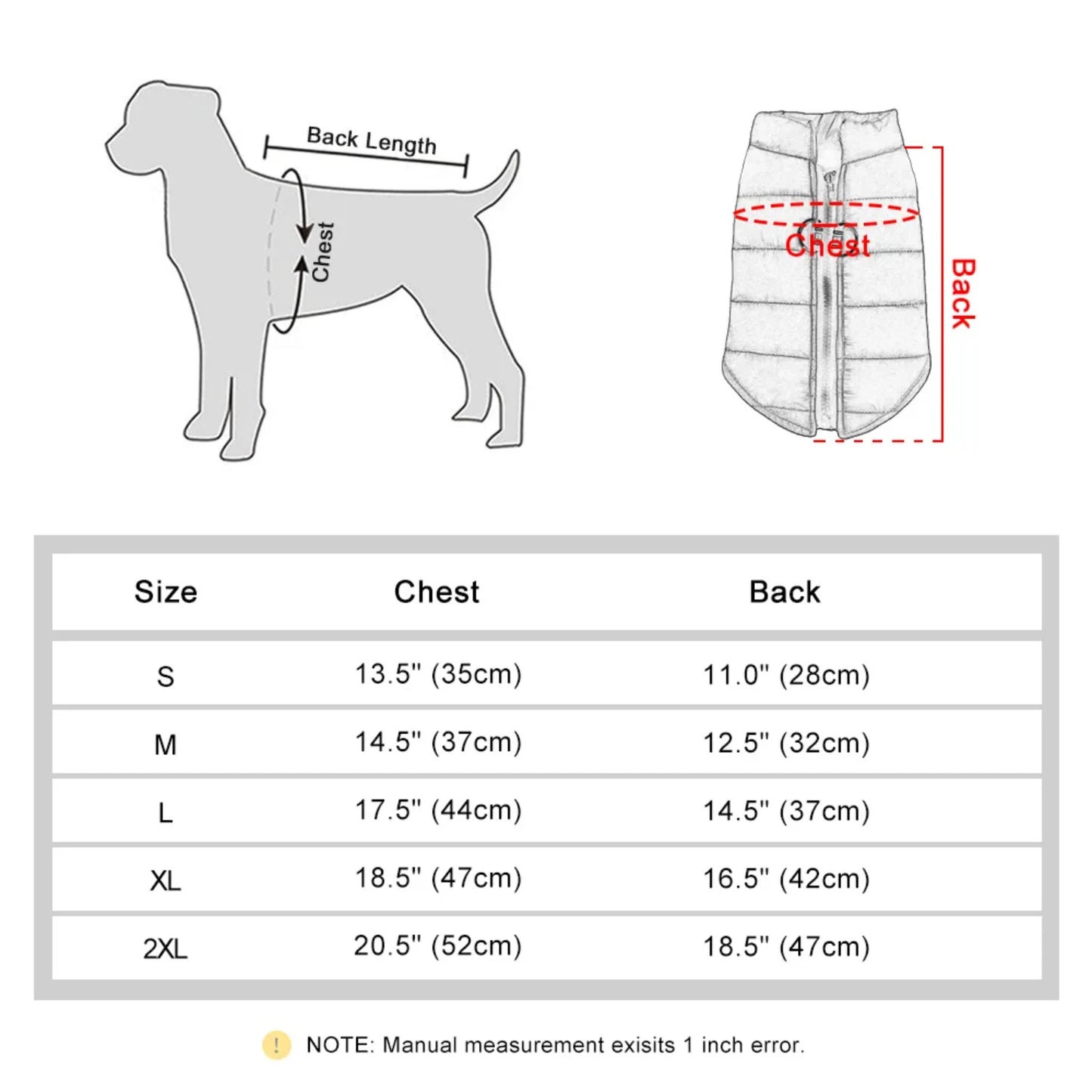 Warm and Cozy Cotton Dog Vest