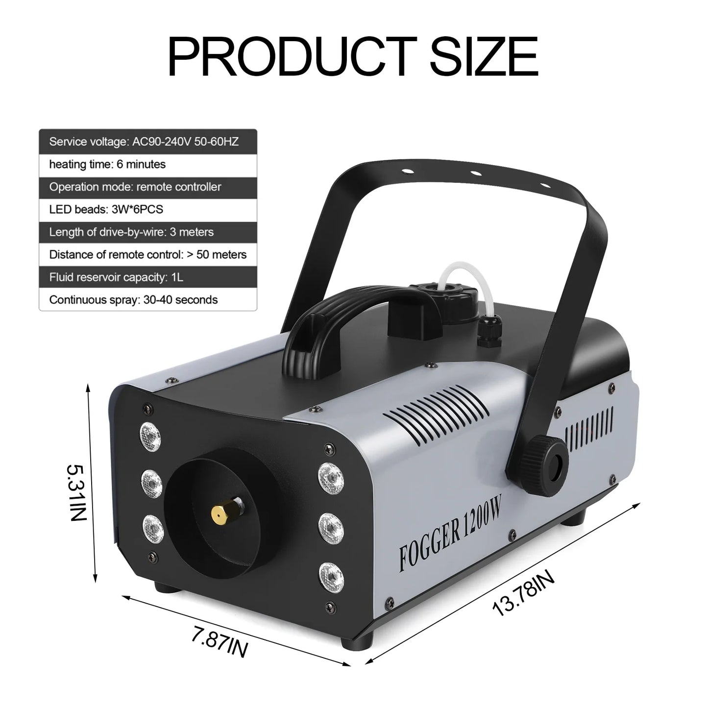 U'King 1200W Fog Machine