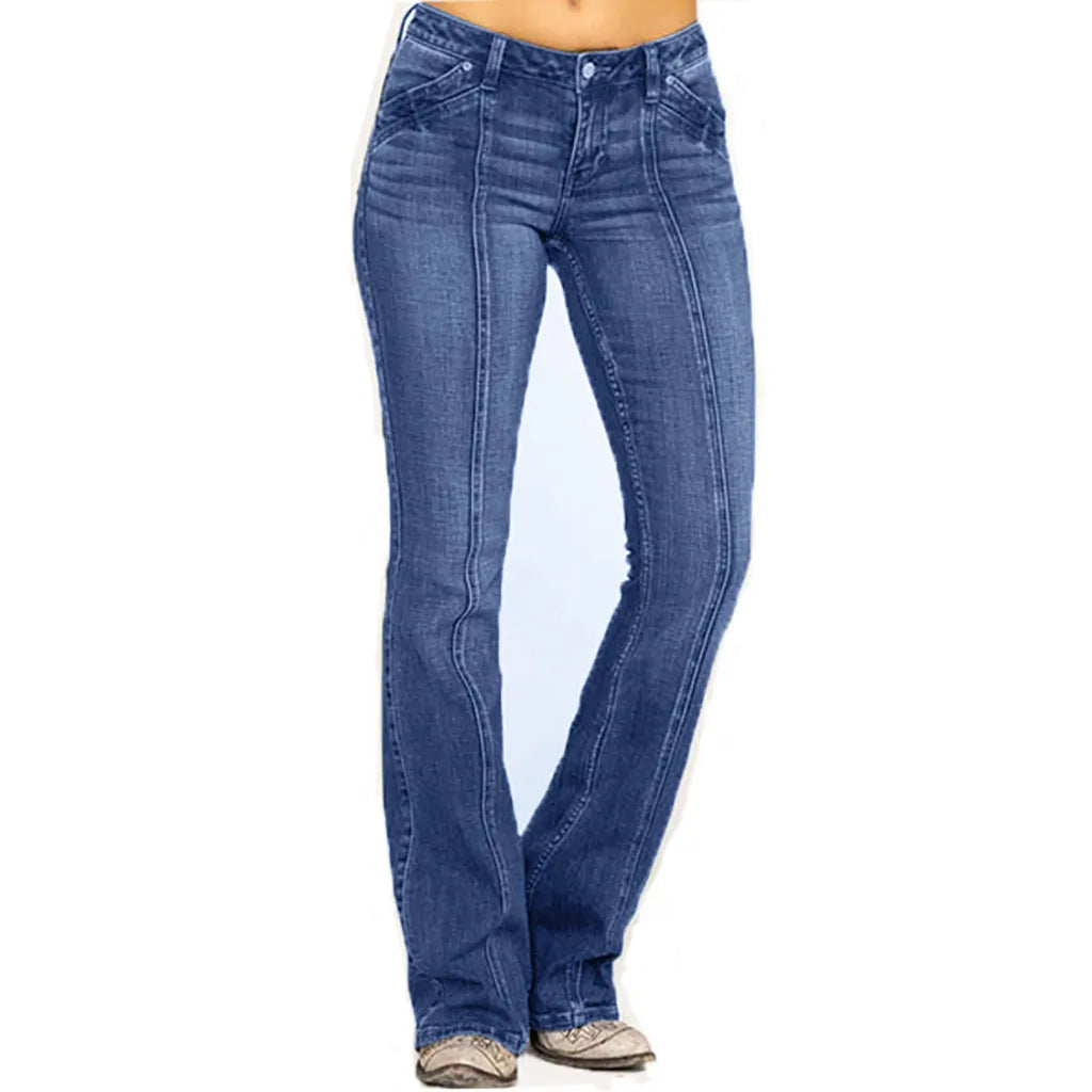 Women's Levies  Denim Stretch Button Flare Jeans.